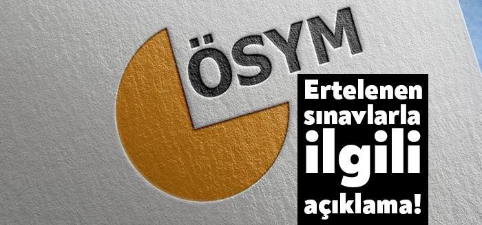 ÖSYM Başkanı Prof. Dr. Halis Aygün, sınav merkezi tercihlerinin güncelleneceği