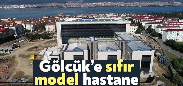 Gölcük Devlet Hastanesi’nin yeni inşaatı hızla tamamlanıyor. 300 yataklı, A