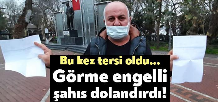 Kocaeli Gölcük’te borsadan para kazanma vaadiyle görme engelli Yılmaz K.,