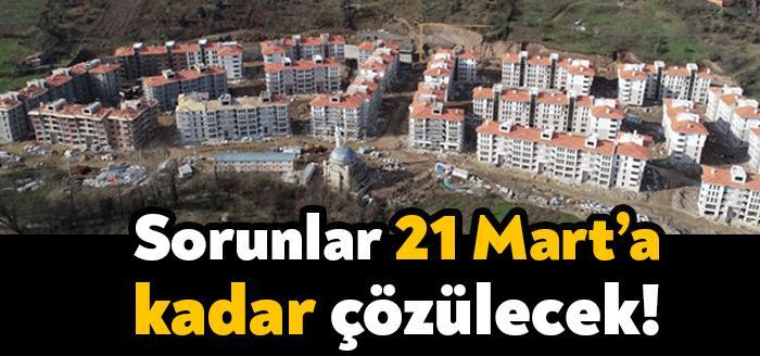 TOKİ, Gölcük Sivritepe TOKİ Konutları’ndaki sorunların 21 Mart 2021’e kadar