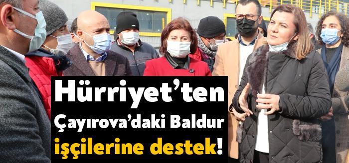 İzmit Belediye Başkanı Av. Fatma Kaplan Hürriyet, Çayırova’da bulunan Baldur
