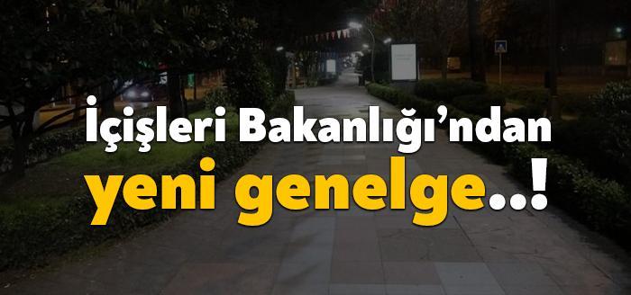 İçişleri Bakanlığı 81 ilin valiliğine 'Seyahat İzin Belgesi' konulu ek