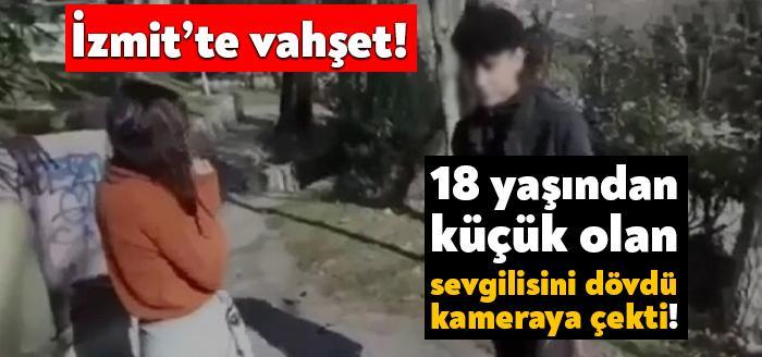 İzmit İzmit'te 18 yaşından küçük bir kişi, aynı yaştaki sevgilisini