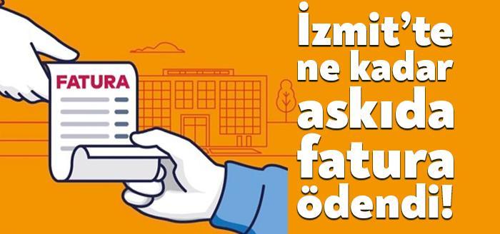 Askıda fatura ile toplam 67 fatura ödendiğini belirten İzmit Belediyesi