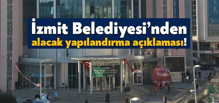 İzmit Belediyesi, 11 Kasım 2020 tarihinde resmi gazetede yayımlanan 7256