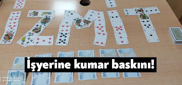 İzmit’te bulunan bir işletmeye düzenlenen baskında koronavirüs tedbirlerine uymayan ve
