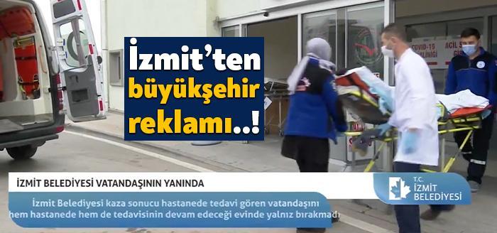 İzmit Belediyesi Twitter üzerinden yayınladığı bir video ile hasta bakım