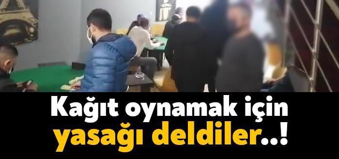 İzmit’te sokağa çıkma kısıtlamanın uygulandığı saatlerde açık olan bir iş