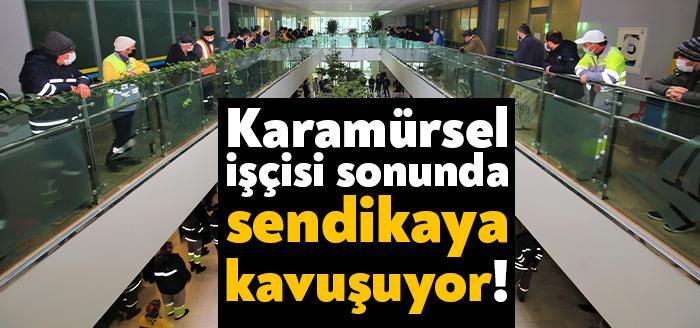Karamürsel Belediye Başkanı İsmail Yıldırım yıllardır izin vermediği sendikayı müjde