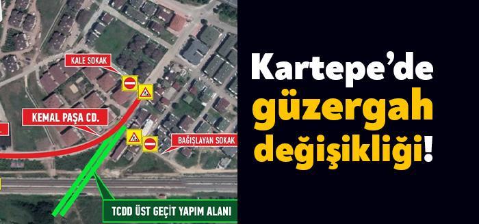 Kocaeli Büyükşehir Belediyesi, TCDD tarafından uygulanan üst geçit yapım çalışması