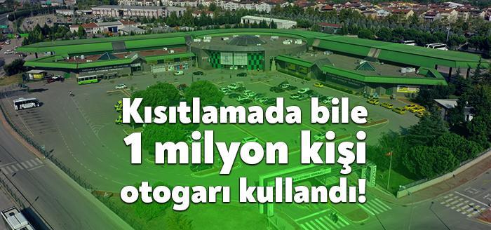 Kocaeli Büyükşehir Belediyesi Şehirlerarası Otobüs Terminali 1 yılda 1 milyon
