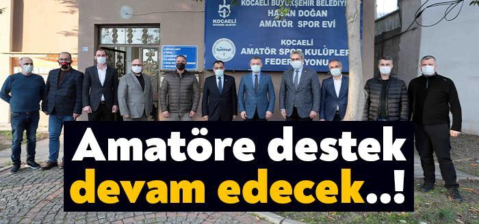 Başkan Büyükakın, Kocaeli Amatör Spor Kulüpleri Federasyonu’nun 35. yılı münasebetiyle,