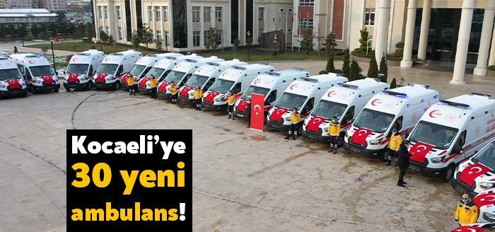 Kocaeli ambulans filosunun daha güçlü olması amacıyla Sağlık Bakanlığı tarafından