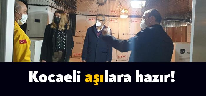 Kocaeli İl Sağlık Müdürlüğü Türkiye’ye gelen ve illere dağıtımı beklenen