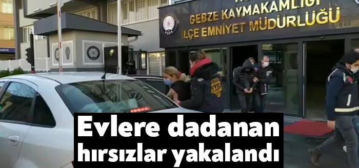 Gebze’de girdikleri 2 ayrı evden 20 bin TL değerinde ziynet