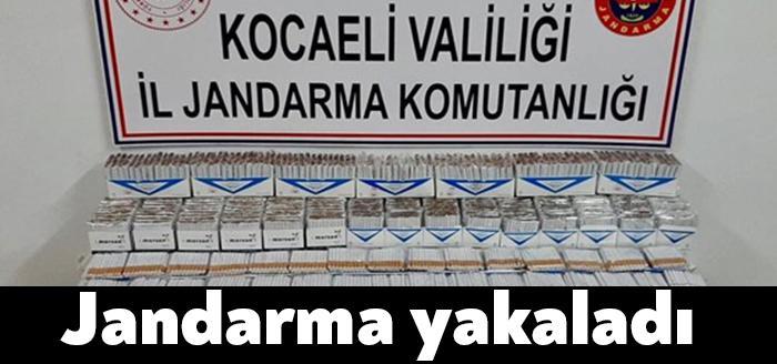 Kocaeli İl Jandarma Komutanlığı ekipleri Kartepe ilçesi Derbent Mahallesi’nde bir