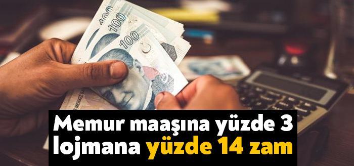 Bu yılın ilk 6 aylık dönemi için memura yüzde 3
