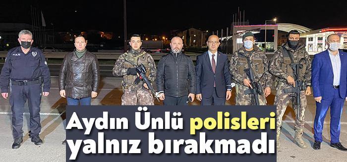 MHP Kocaeli İl Başkanı Aydın Ünlü, yılbaşında görevi olan polisleri