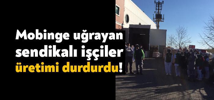 Mobing ve baskılara daha fazla dayanamayan işçiler bugün Çayırova'da üretim