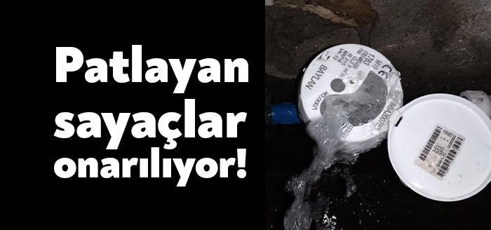 Büyükşehir Belediyesi İSU Genel Müdürlüğü ekipleri, kullanılamaz hale gelen sayaç