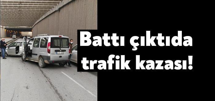 Kocaeli'nin Başiskele ilçesinde trafik kazası meydana geldi. D-130 Karayolu'nda meydana