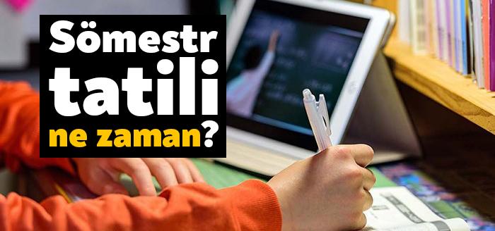 Öğrencilere dinlenme ve eksikliklerini tamamlamak için fırsat veren yarıyıl tatili