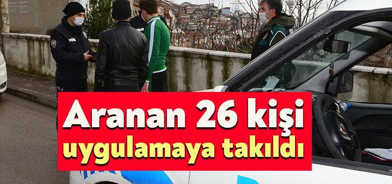 Kocaeli’de düzenlenen güven ve huzur uygulamasında 4 bin 284 kişi