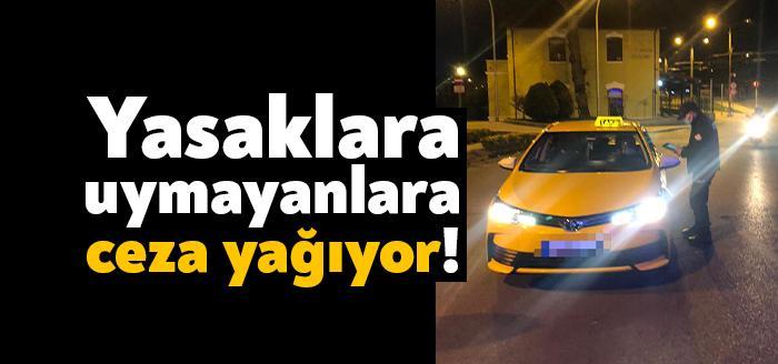 Koronavirüs salgınının yayılmasının önlenmesi kapsamında yapılan kontrollerde kural ihlalleri yapan