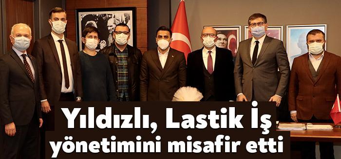 CHP Kocaeli İl Başkanı Harun Özgür Yıldızlı ve yönetimi, Lastik