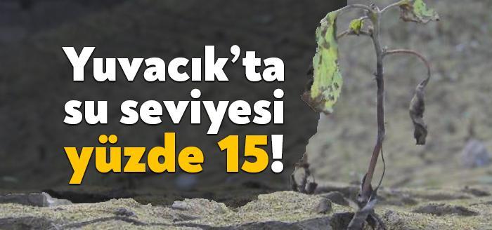 Kocaeli'nin içme suyu ihtiyacının büyük bir kısmının karşılandığı Yuvacık Barajı'nda