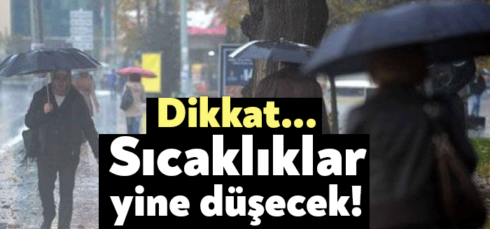 Meteoroloji Müdürlüğü verilerine göre hava sıcaklıkları 28 Şubat'tan sonra düşecek.