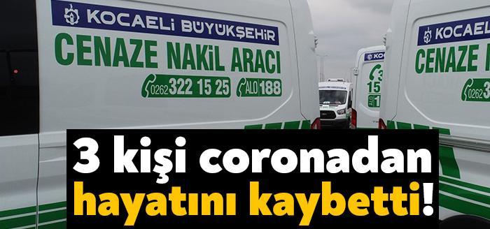 Kocaeli’de Koronavirüs can almaya devam ediyor. İzmit ve Derince’de oturan