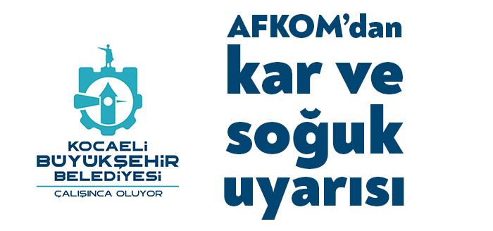 14 Şubat Pazar günü beklenen kar yağışı öncesi AFKOM uyardı: