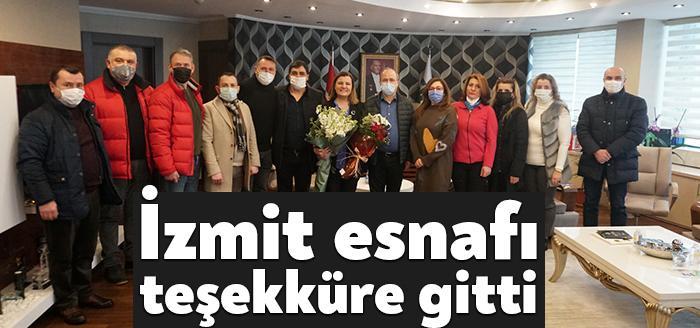 İzmit Kent Merkezi Ticari Dayanışma Derneği Başkanı Murat Öztürk ve