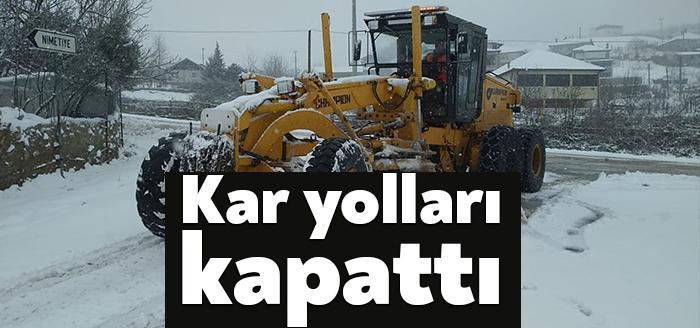Kocaeli Büyükşehir Belediyesi Karla Mücadele Ekipleri, yolların kapanmaması ve buzlanma