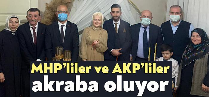 Cumhur İttifakı ortağı AKP ve MHP’liler, Darıca’da akraba oldu. Darıca