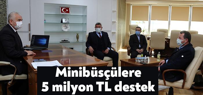 Kocaeli Büyükşehir Belediyesi toplu taşıma esnafına 3 ay süreyle verilecek