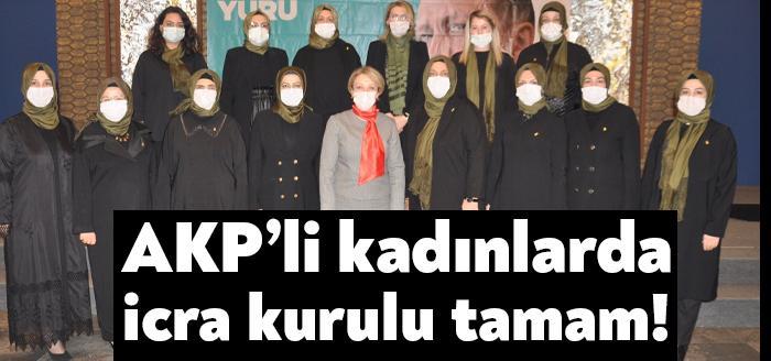 AKP Kocaeli İl Kadın Kolları yönetim kurulunun icrası dün akşam