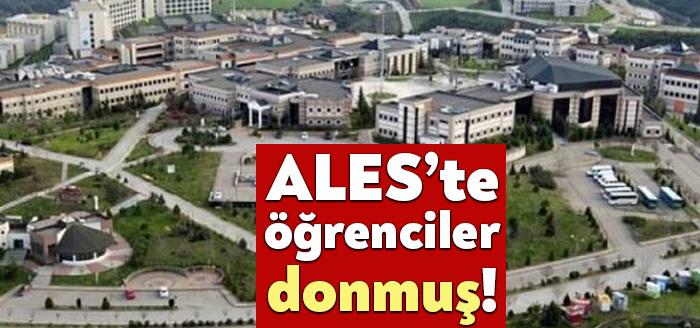 Kocaeli’de 26 okulda gerçekleştirilen ALES’te sıkıntılar yaşandı. KOÜ’de kaloriferler yanmadığı