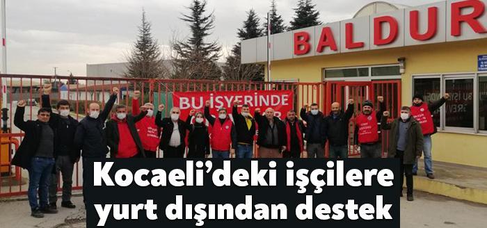 Kocaeli'de 25 Aralık’tan bu yana sendikal hakları için greve çıkan