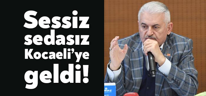 Türkiye Cumhuriyeti eski Başbakanı Binali Yıldırım bugün Kocaeli'deydi. Sessiz sedasız