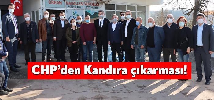 CHP Kocaeli, 12 ilçede sürdürdüğü muhtarlık ve esnaf ziyaretleri için