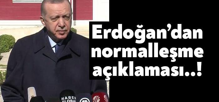 Cumhurbaşkanı Erdoğan, "Esneme hangi illerde olacak?" sorusuna "Bilim Kurulu çalışmaları