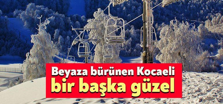 Cuma günü başlayan kar yağışı Kocaeli’nin tüm ilçelerinde seyirlik görüntüler