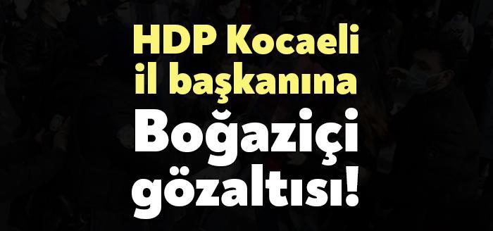 HDP Kocaeli İl Eş Başkanı Leyla Aygün, Boğaziçi Üniversitesi’nde eylemler