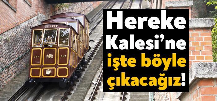 Körfez Belediye Başkanı Şener Söğüt, Hereke Kalesi'ne ulaşım için füniküler
