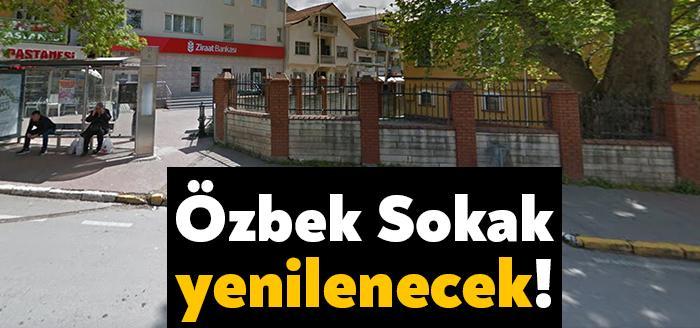 Körfez Belediye Başkanı Şener Söğüt, Hereke’de yer alan Özbek Sokak’ta