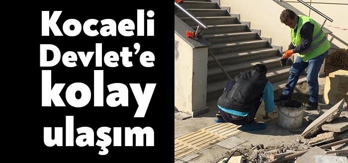 Büyükşehir Belediyesi Fen İşleri ekipleri tarafından Kocaeli Devlet Hastanesi Poliklinik