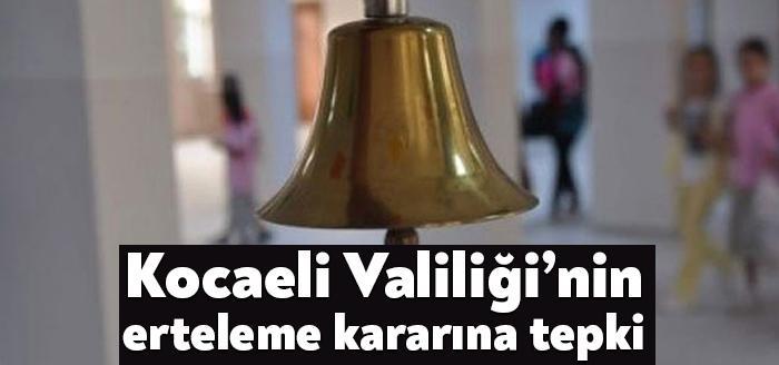 Kocaeli Valiliği okullarda eğitim öğretimin başlamasıyla ilgili bir açıklama yayınladı.