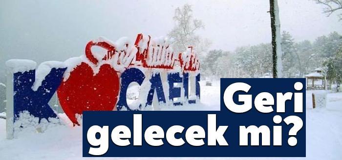 Kocaeli'de yeni haftada hava durumu nasıl olacak? Kar geri gelecek